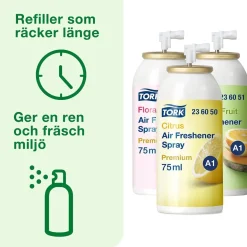 Air Freshener Tork A1 Starterpack 1 hållare + 3 refill vit