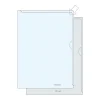 Aktmapp PVC 0,12mm Klar A4