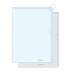 Aktmapp PVC 0,12mm Klar A4