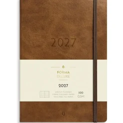 Almanacka Burde 5965 Agency Forma DeLuxe 2027 Brun