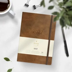 Almanacka Burde 5965 Agency Forma DeLuxe 2027 Brun