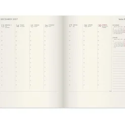 Almanacka Burde 5965 Agency Forma DeLuxe 2027 Brun