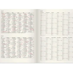 Almanacka Burde 5966 Agency Forma DeLuxe 2027 Svart