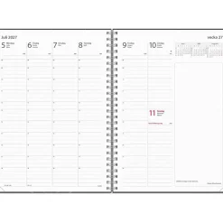 Almanacka Burde 5140 Business ECO Line 2027 Svart A5