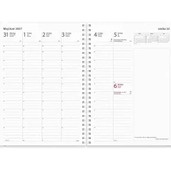 Almanacka Burde 5935 Business 4-i-1 PP-Omslag 2027 A5