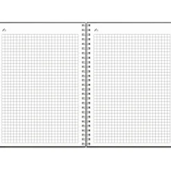 Almanacka Burde 5940 Business Skinn 2027 Svart A5