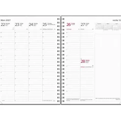 Almanacka Burde 5940 Business Skinn 2027 Svart A5