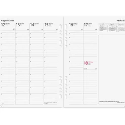 Almanacka Burde 4819 Business Systemkalender Konstläder Forano 2024 Grön