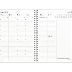 Almanacka Burde 5648 Business Textile 2025 Rosa A5