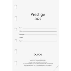 Almanacka Burde 4203 Compact Kalendersats Prestige 2027