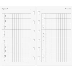 Almanacka Burde 4219 Compact Systemkalender Konstläder Forano 2024 Grön