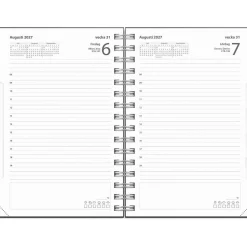Almanacka Burde 5721 Dagbok Konstläder Amelia 2027 Beige