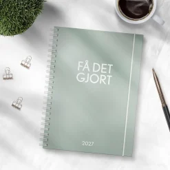 Almanacka Burde 1220 Få det gjort 2027 Grön A5