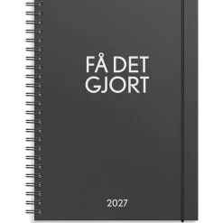 Almanacka Burde 1271 Få det gjort 2027 Svart