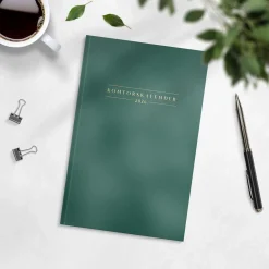 Almanacka Burde 1075 Kontorskalender 2027 Grön