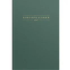 Almanacka Burde 1075 Kontorskalender 2027 Grön
