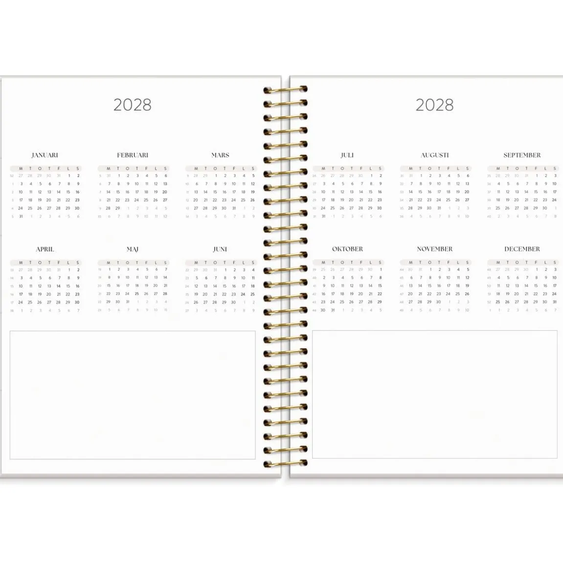 Almanacka Burde 1229 Life Organizer 2027 A5