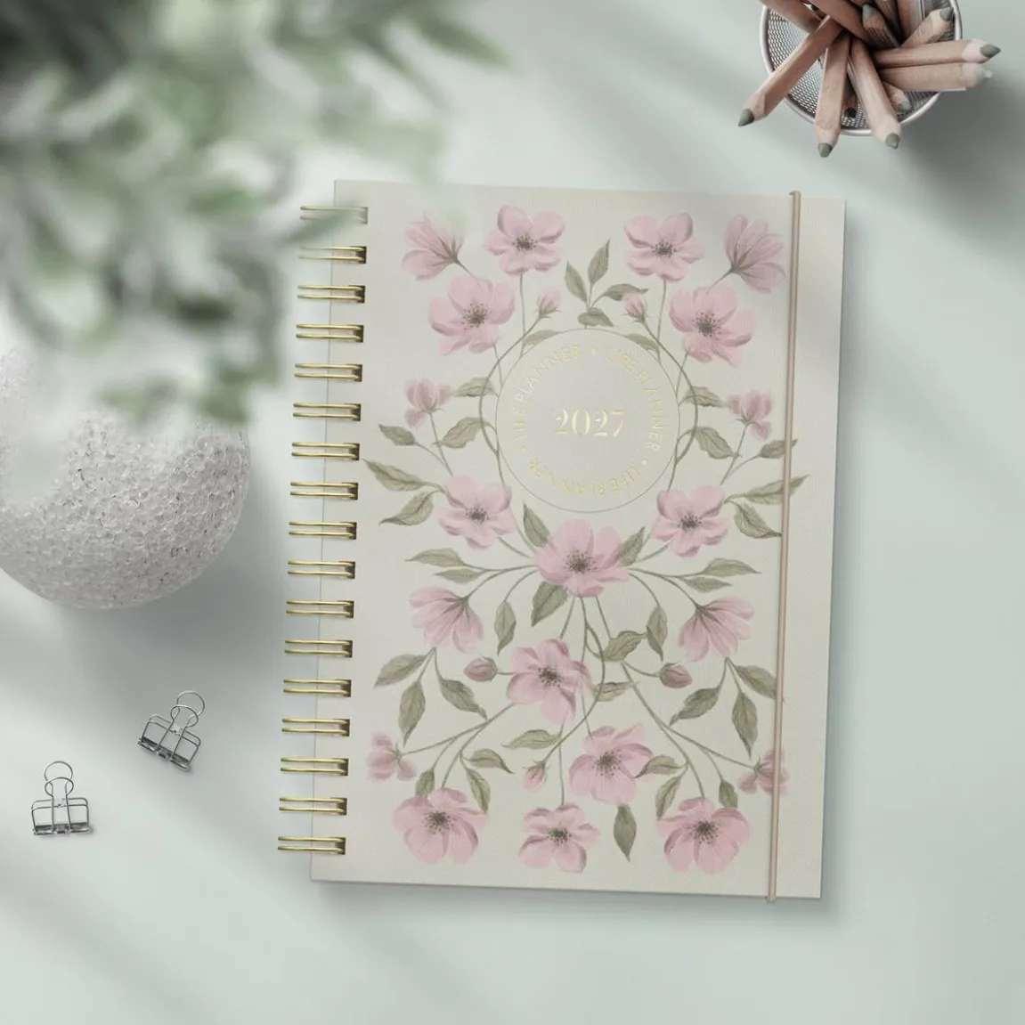 Almanacka Burde 1065 Life Planner Essentials 2027 A6