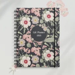 Almanacka Burde 1037 Life Planner 2027 Floral