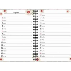 Almanacka Burde 1037 Life Planner 2027 Floral