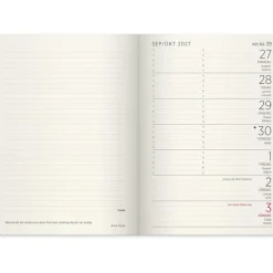 Almanacka Burde 5963 Liten Veckokalend Forma Deluxe 2027 A6