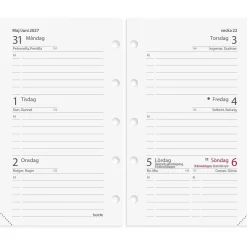 Almanacka Burde 4101 Mini Kalendersats 2027