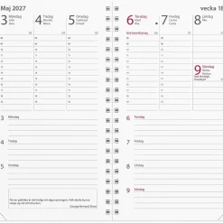 Almanacka Burde 3630 Minister Refill 2027
