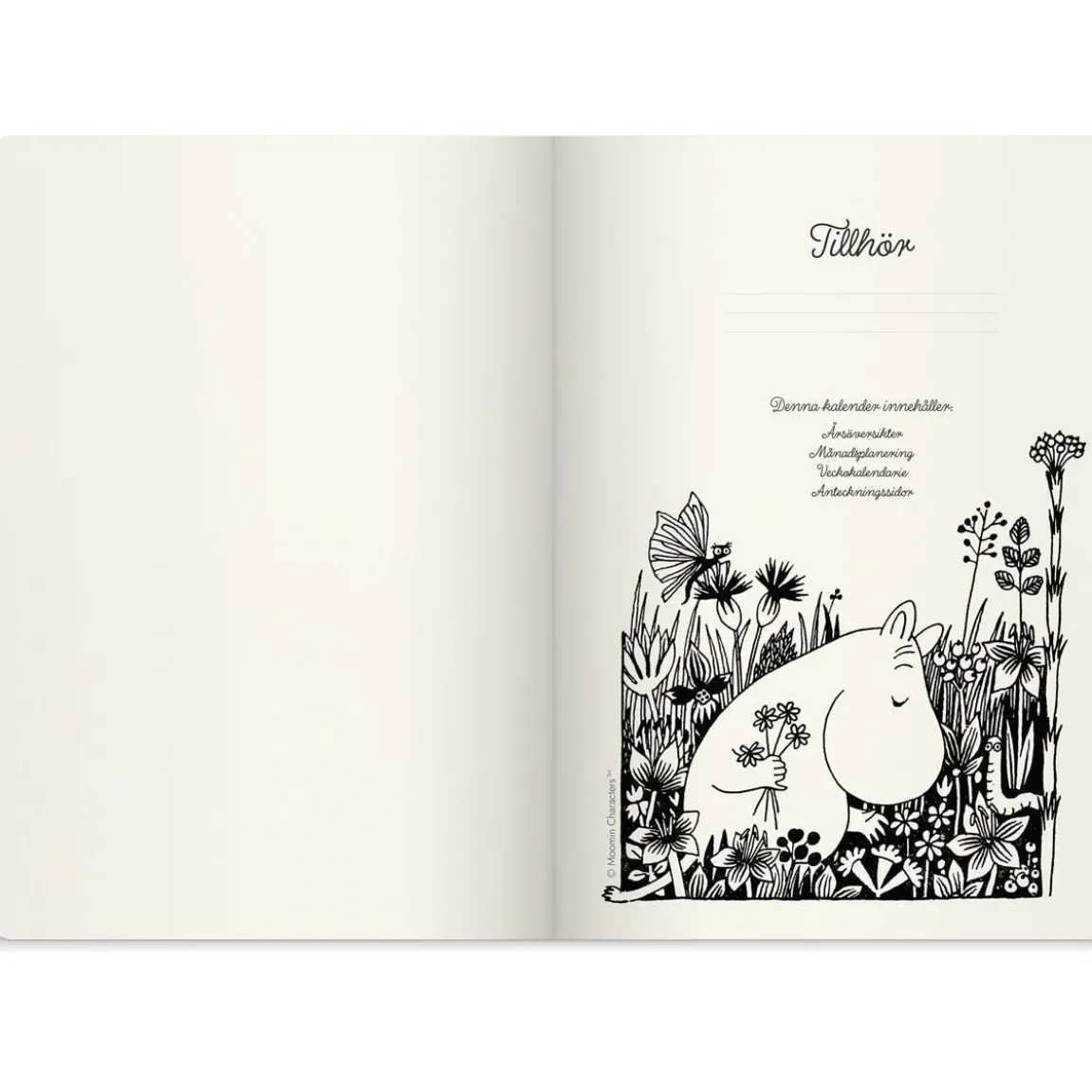 Almanacka Burde 1289 Mumin 2027 A5