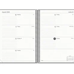 Almanacka Burde 1290 Organizer & Notes 26-27 Svart A5