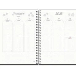 Almanacka Burde 1282 Plan and BuJo 2025 A5