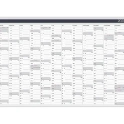 Almanacka Burde 5055 Planeringsblad Årsplan 2028