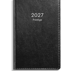 Almanacka Burde 3346 Prestige Konstläder Inbunden 2027 Svart