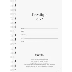 Almanacka Burde 3340 Prestige Refill 2027