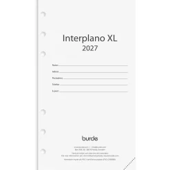 Almanacka Burde 4603 Regent Kalendersats Interpl XL 2027
