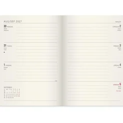 Almanacka Burde 5967 Senator Forma Deluxe Mocka 2027 Brun