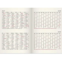 Almanacka Burde 5968 Senator Forma Deluxe Mocka 2027 Grön