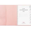Almanacka Burde 5309 Stor Veckokalender Amelia 2025 Rosa A5