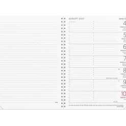 Almanacka Burde 5309 Stor Veckokalender Amelia 2025 Rosa A5