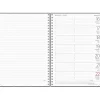 Almanacka Burde 5108 Stor Veckokalender ECO Line 2027 Svart