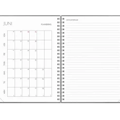 Almanacka Burde 8222 Study Twist 26-27 Svart A5