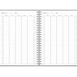 Almanacka Burde 8222 Study Twist 26-27 Svart A5