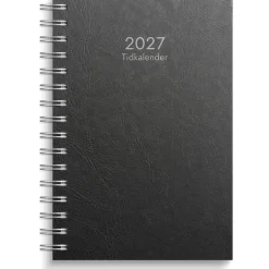 Almanacka Burde 1163 Tidkalender Kartongomslag 2027 Svart