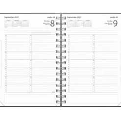 Almanacka Burde 1163 Tidkalender Kartongomslag 2027 Svart