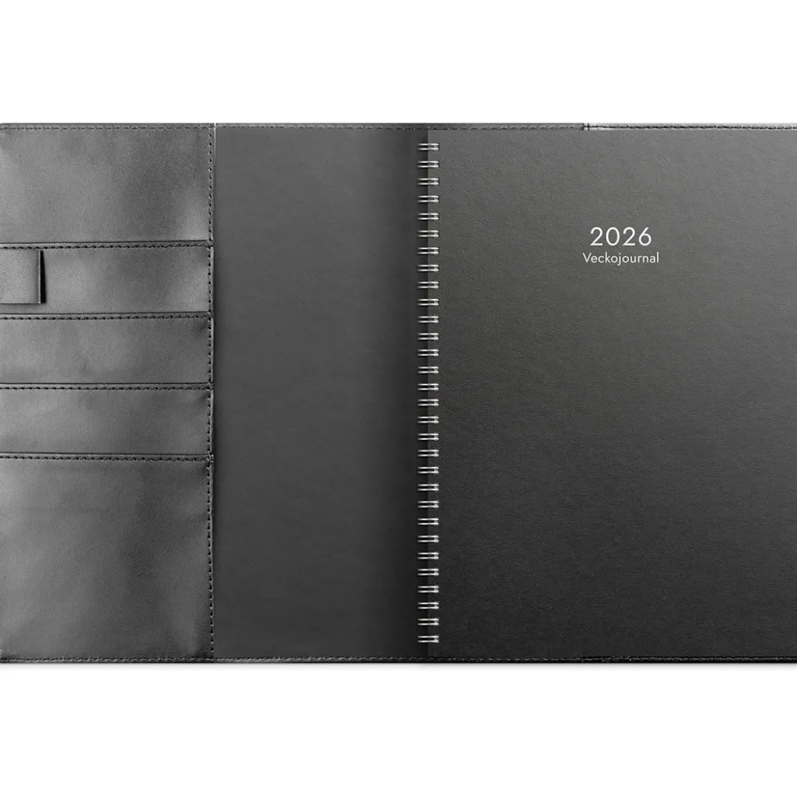 Almanacka Burde 5801 Veckojournal Konstläder Med Slejf 2027