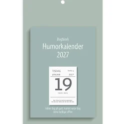 Almanacka Burde 1310 Väggplån med dagblock Humor 2027