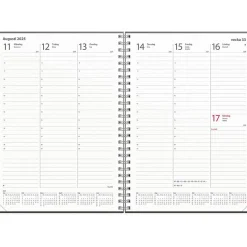 Almanacka Burde 5371 Weekly Konstläder Amelia 2025 Rosa A5