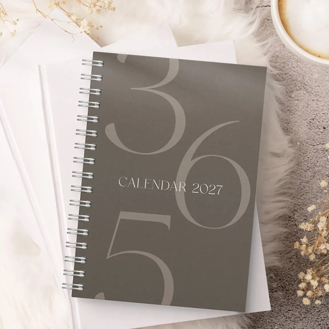 Almanacka Burde 5450 Weekly Story 2027 Brun A6