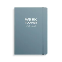 Almanacka Burde 7456 Week Planner Undated Blå