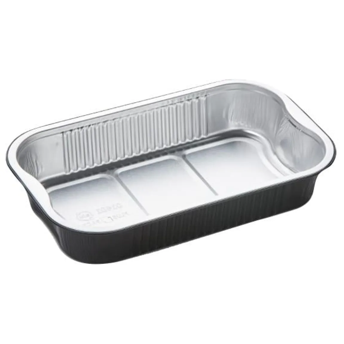 Aluminiumform R2C Svart 1442ml 265x162x47 mm