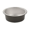 Aluminiumform R2C Svart Ø133x45mm 440ml